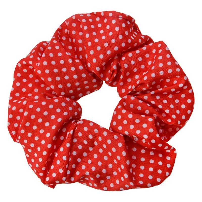 MLHCD0158R Scrunchie Hair Elastic Red Synthetic Round