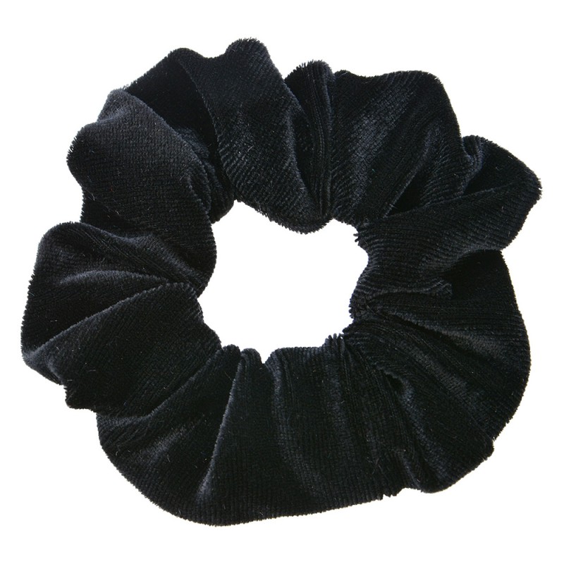MLHCD0159Z Élastique à cheveux scrunchie Noir Textile Rond