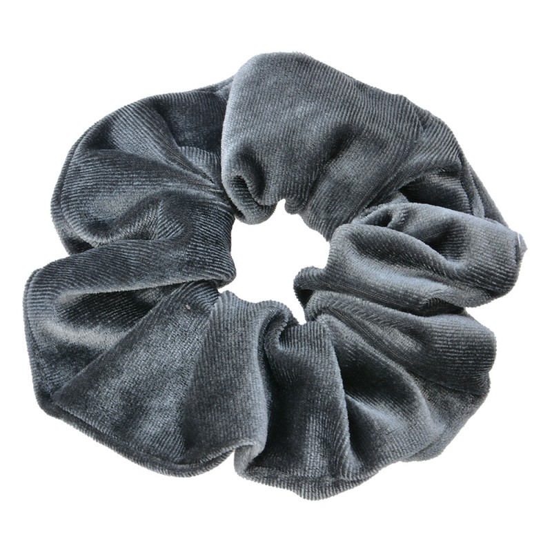 MLHCD0160G Scrunchie Hair Elastic Grey Textile Round