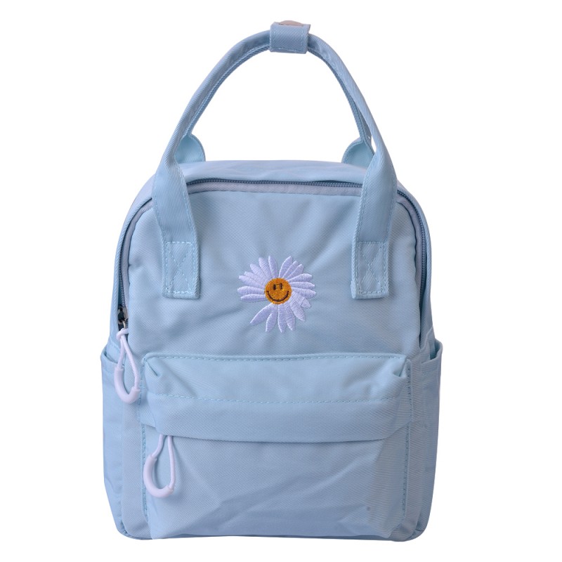 MLLLBAG0023BL Backpack 21x9x23 cm Blue Plastic Flower Rucksack