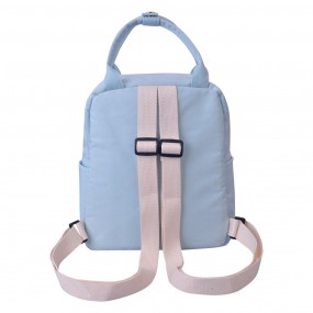 2MLLLBAG0023BL Backpack 21x9x23 cm Blue Plastic Flower Rucksack