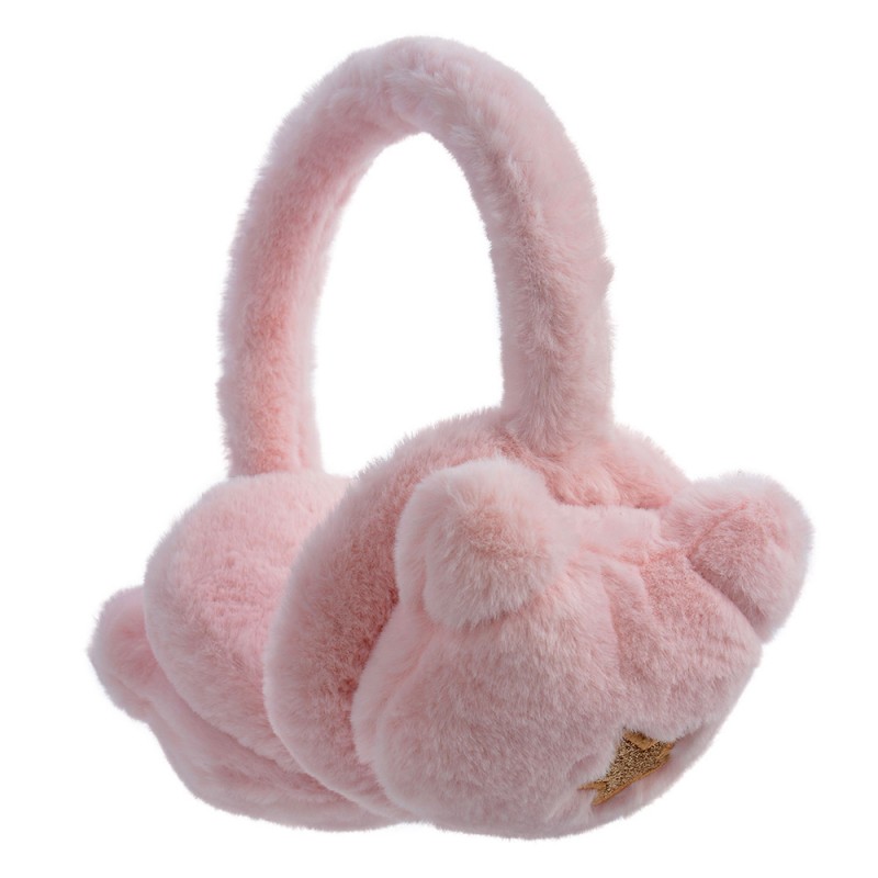 MLLLEW0004P Kids' Ear Warmers Verstelbaar Pink Polyester Girl's Ear Warmers