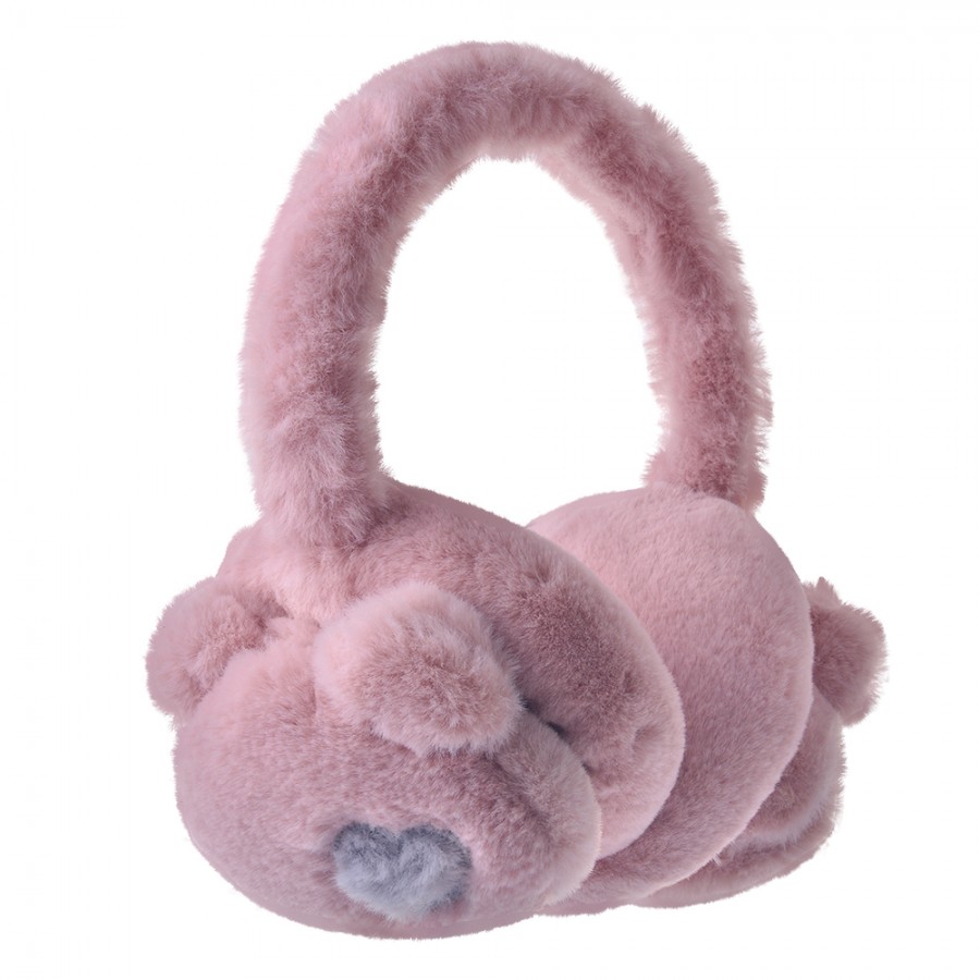 MLLLEW0012DP Kids' Ear Warmers Verstelbaar Pink Polyester Girl's Ear ...