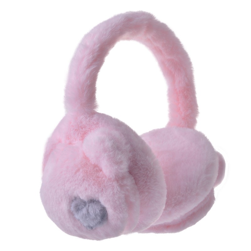 MLLLEW0012P Kids' Ear Warmers Verstelbaar Pink Polyester Girl's Ear Warmers