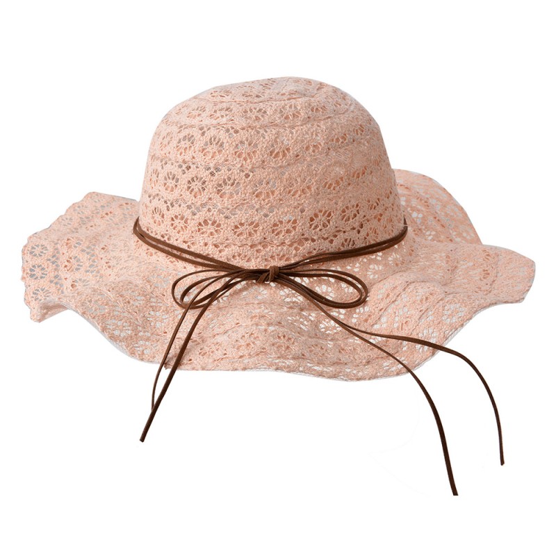 MLLLHA0001P Sun Hat for Kids Ø 52 cm Pink Paper straw Round Children's Hat