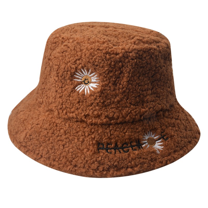 MLLLHA0018KH Cappello per bambini Marrone Sintetico Cappello da pescatore