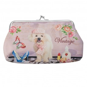 2MLSBS0029-05 Brieftasche 18x10 cm Rosa Kunststoff Hund Rechteck