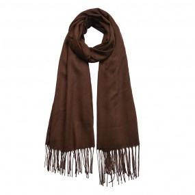 2MLSC0421CH Solid Colour Scarf 70x170 cm Brown Synthetic Shawl Women