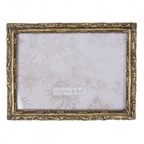 22F0682 Photo Frame 13x18 cm Gold colored Plastic Rectangle Picture Frame