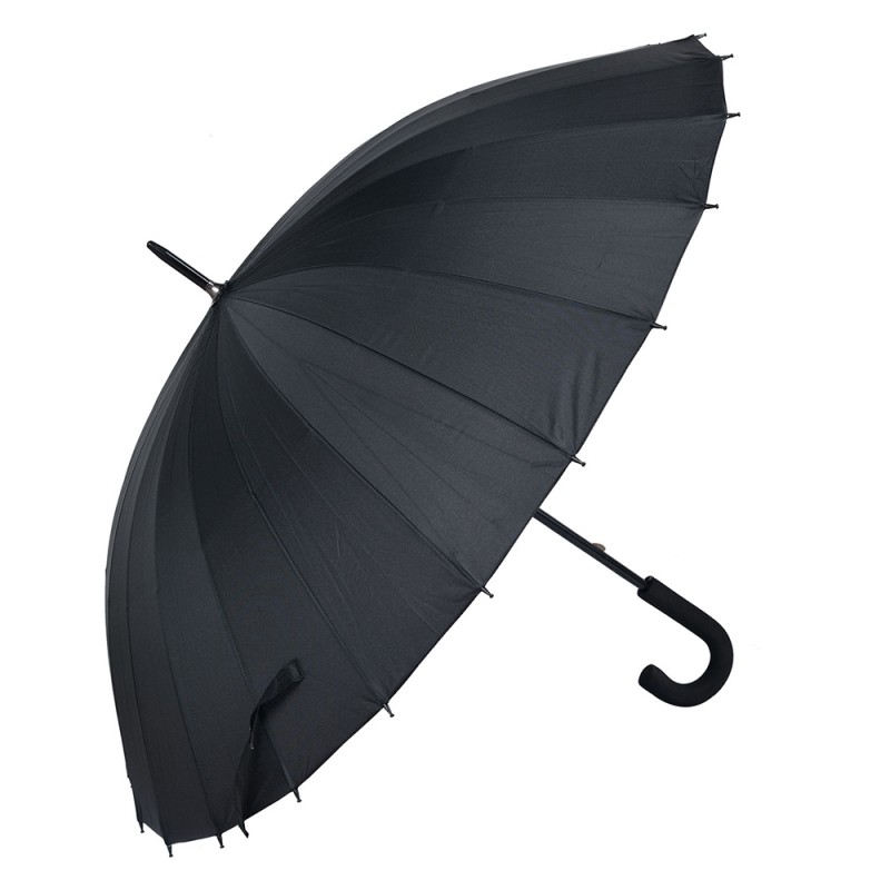 MLUM0029Z Paraplu Volwassenen  Ø 93 cm Zwart Nylon Regenscherm