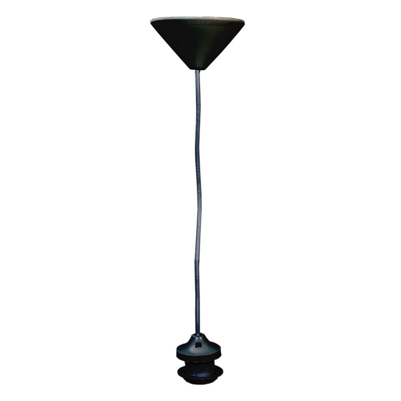 SPLOSZ Pendelleuchte 1.35 mtr / E27 Schwarz Kunststoff Pendel Leuchte