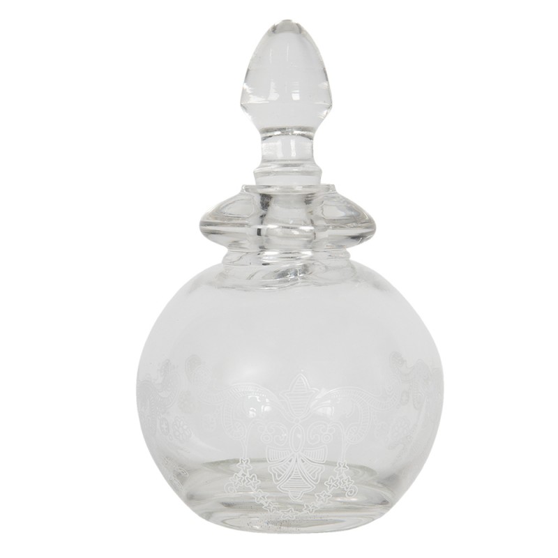 W4GL0007 Parfumflasche Ø 7x13 cm Transparant Glas Rund Dekoration Fläschchen