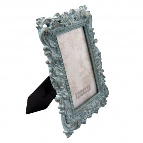 22F0436 Photo Frame 10x15 cm Turquoise Plastic Rectangle Picture Frame