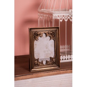 22F0561 Photo Frame 10x15 cm Gold colored Plastic Rectangle Picture Frame