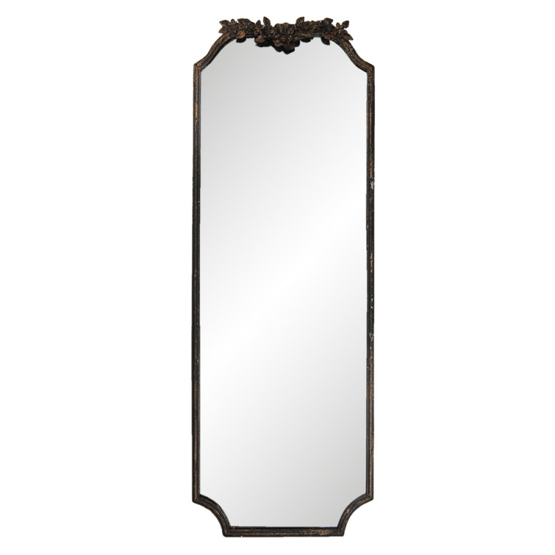 52S236 Miroir 50x142 cm Beige Fer Rectangle Grand miroir