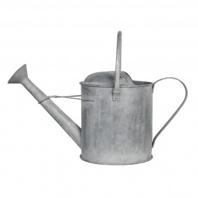 25Y0780 Decorative Watering Can Grey Iron Oval Home Accessories