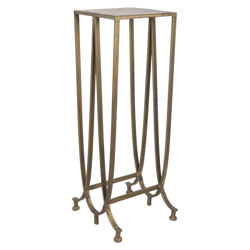 5Y0898 Side Table 36x31x90 cm Gold colored Iron