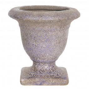 26CE1224 Pot de fleurs 12 cm Violet Céramique Pot de fleurs d'intérieur
