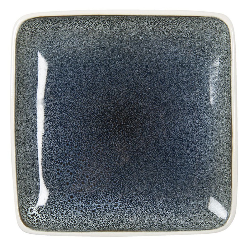 6CE1352 Dinerbord  Ø 27 cm Blauw Keramiek Eetbord