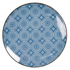 26CEDP0044 Frühstücksteller Ø 21 cm Blau Keramik Rund Teller