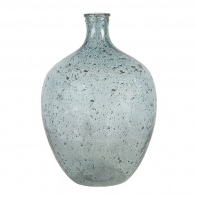 26GL3046 Vase Ø 27*41 cm Blue Glass Round