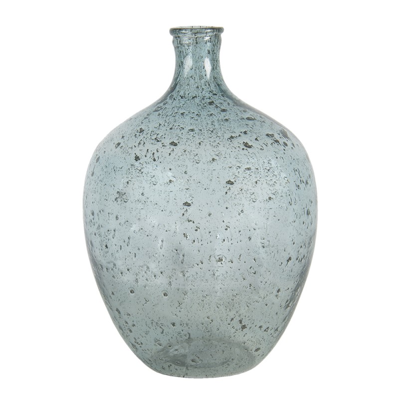6GL3046 Vase Ø 27*41 cm Blue Glass Round