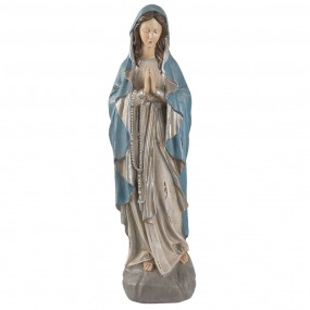 26PR1141 Statuetta Maria 15x11x50 cm Grigio Poliresina Accessori per la casa
