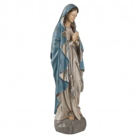 26PR1141 Statuetta Maria 15x11x50 cm Grigio Poliresina Accessori per la casa