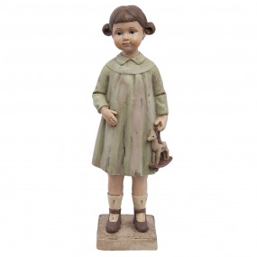 26PR1163 Figurine Girl 8x6x23 cm Brown Polyresin Home Accessories