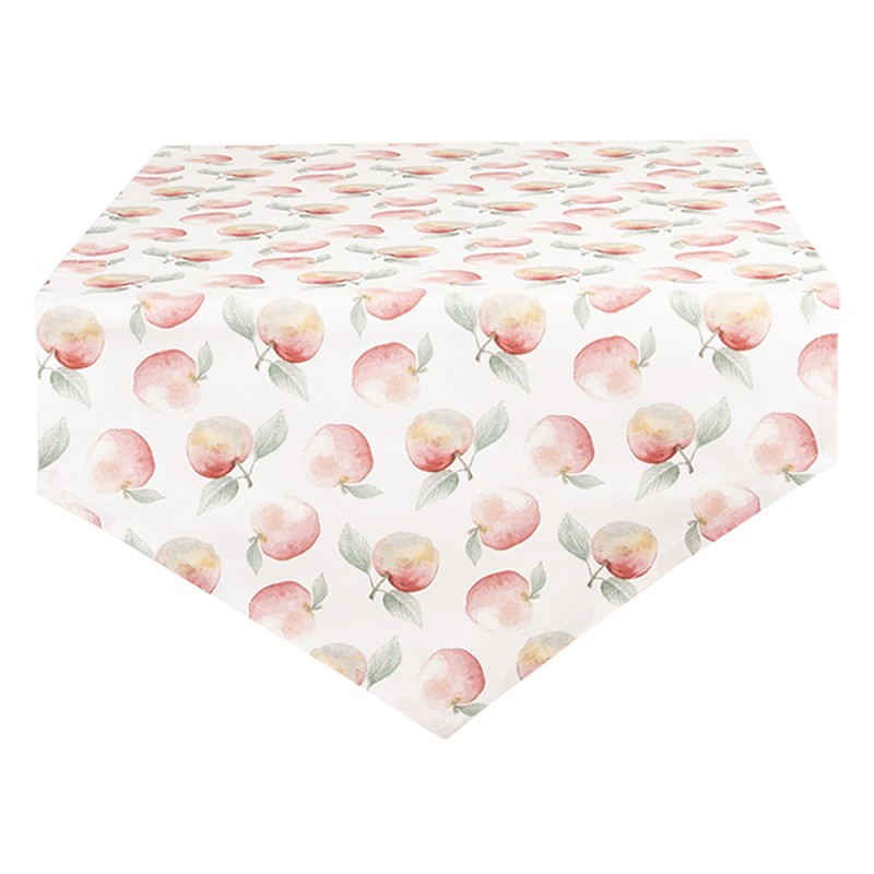 APY65 Table Runner 50x160 cm Red Green Cotton Apples Tablecloth