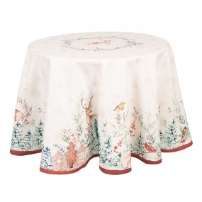 Sprigs of Holly Fabric Table Cloth 54x72