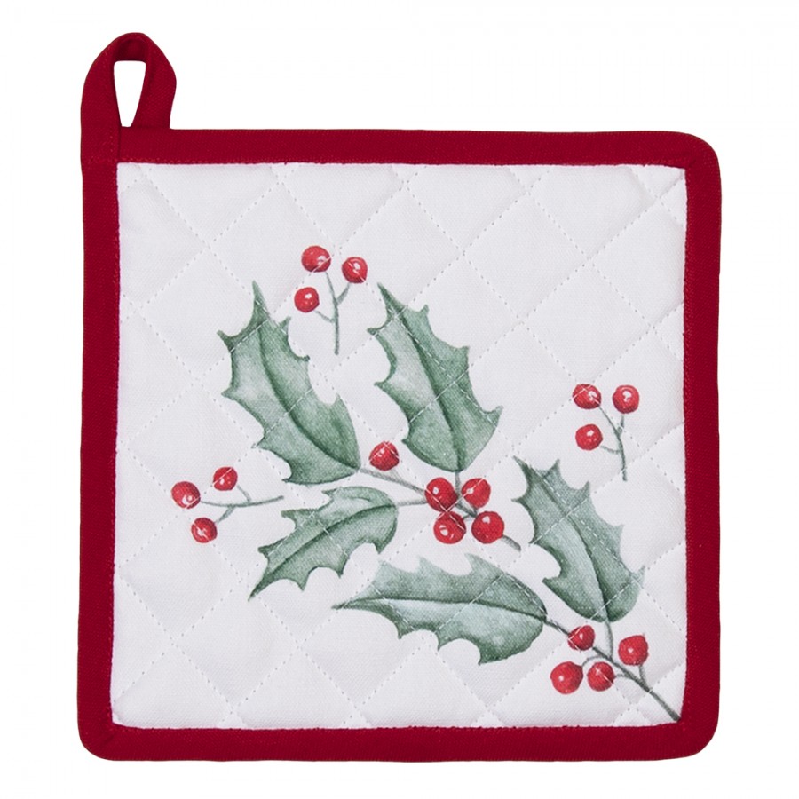 https://clayre-eef.com/278520-view_default/hch45-pot-holder-20x20-cm-white-red-cotton-holly-leaves-square-strainer-pot-holder.jpg