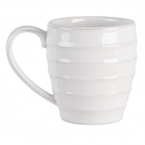 2RIMU Mug 300 ml Blanc Céramique Rond Tasse à thé