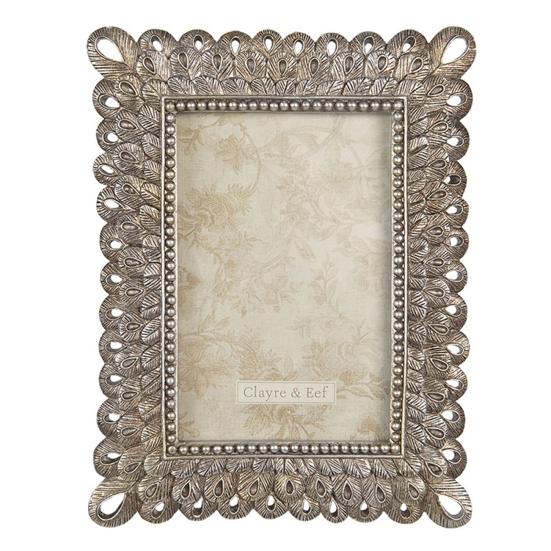 2F0705 Photo Frame 10x15 cm Silver colored Plastic Rectangle Picture Frame