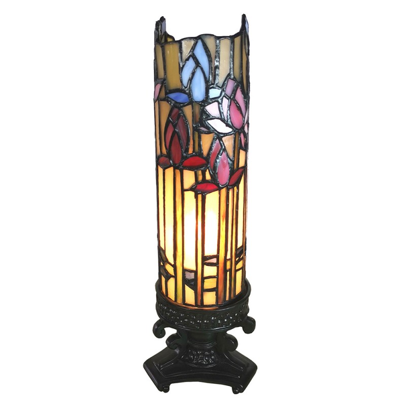 5LL-6010 Wall Lamp Tiffany 15*15*27 cm Beige, Blue Stained Glass ...