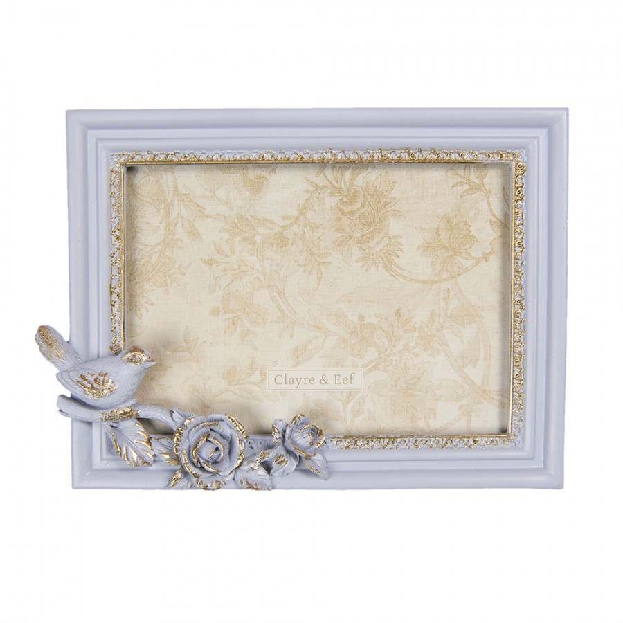 2F0896 Cornice per foto 10x10 7x7 10x15 cm Blu Verde MDF