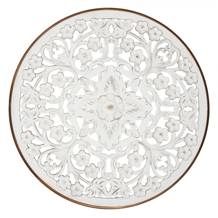 round white medallion wall decor