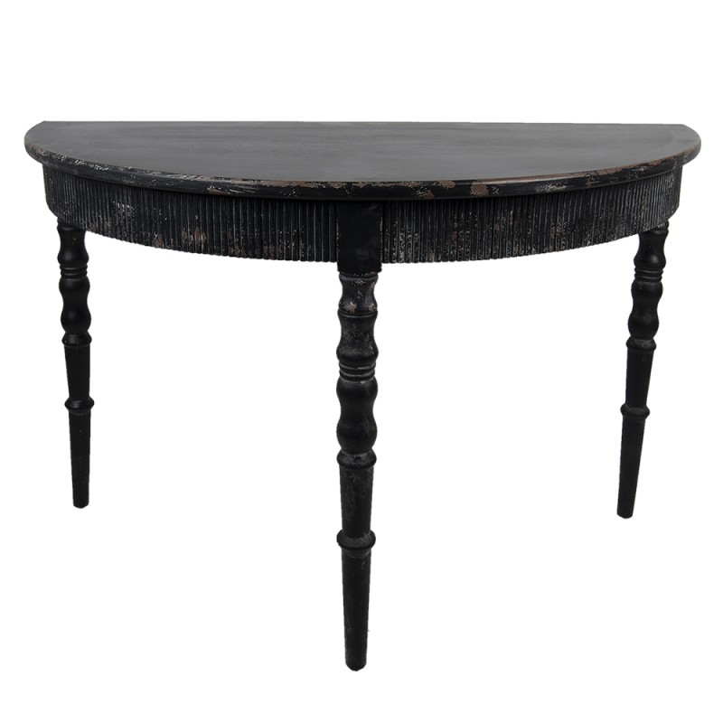 5H0541 Side Table 120x60x80 cm Black Wood Console Table