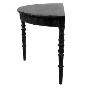 25H0541 Table d'appoint 120x60x80 cm Noir Bois Console