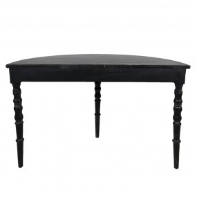 25H0541 Table d'appoint 120x60x80 cm Noir Bois Console