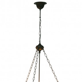 25LL-8842 Pendant Light Tiffany 100 cm  Brown Iron Pendant Lamp