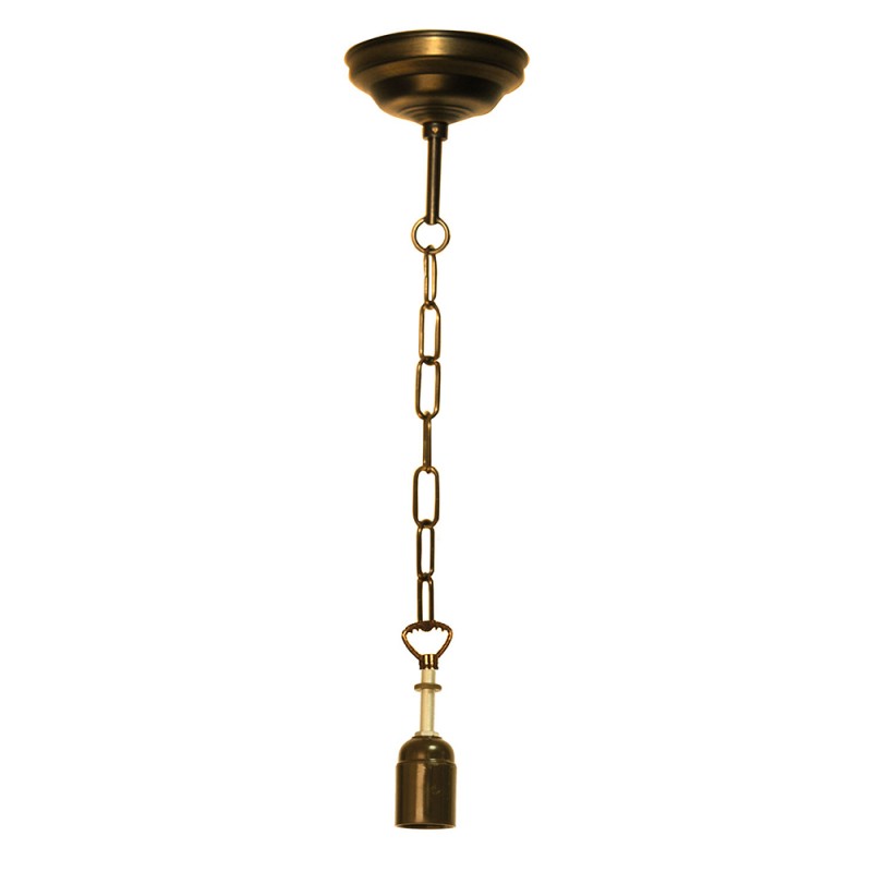 5LL-99 Suspension Tiffany 100 cm  Marron Métal Lampe à suspension