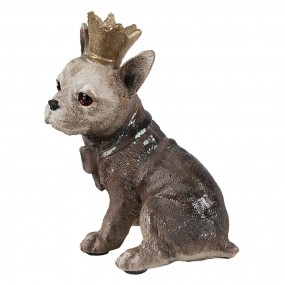 26PR3515 Figurine Dog 7x6x11 cm Brown Polyresin Crown Home Accessories