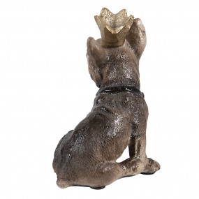 26PR3515 Figurine Dog 7x6x11 cm Brown Polyresin Crown Home Accessories