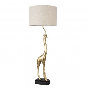 25LMC0011 Lampe de table Girafe Ø 30x85 cm  Couleur or Plastique Lampe de bureau