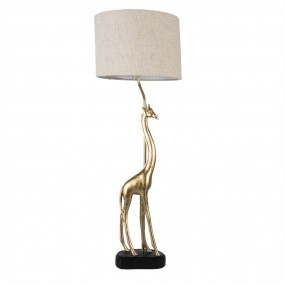 25LMC0011 Lampada da tavolo Giraffa Ø 30x85 cm  Color oro Plastica Lampada da scrivania