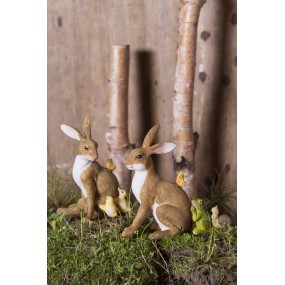 26PR3271 Figur Tiere 13 cm Braun Polyresin Wohnaccessoires