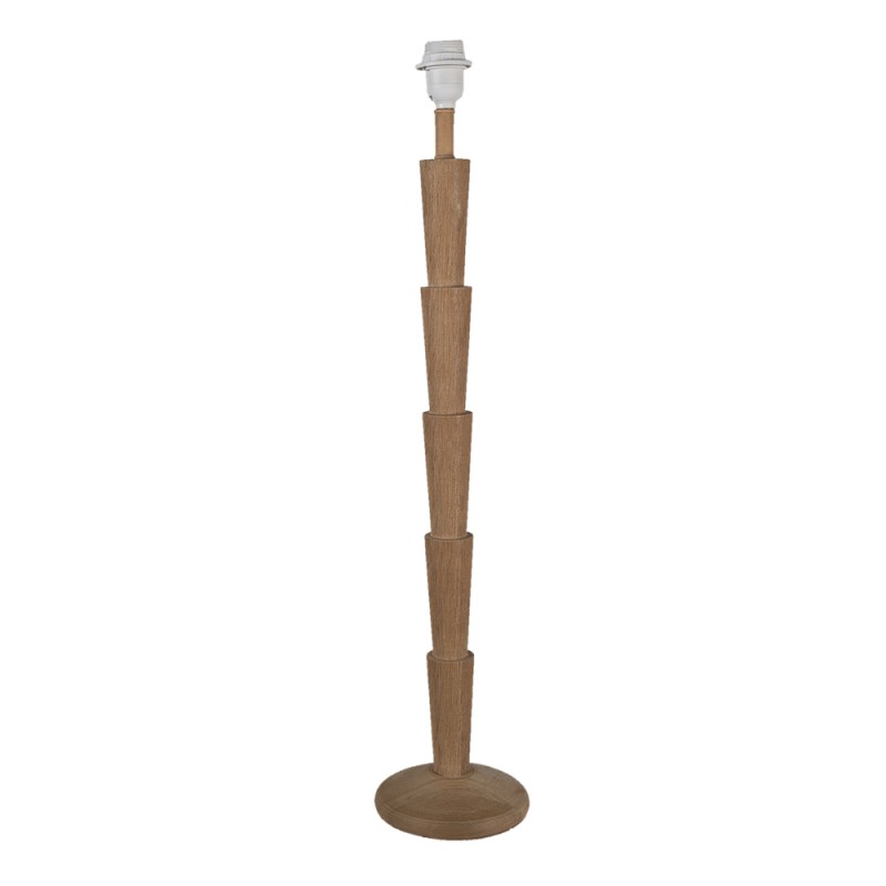 5LMP346 Floor Lamp Ø 17x80 cm  Brown Wood Round Standing Lamp