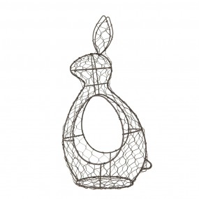 26Y4662 Easter Basket Rabbit 18x15x38 cm Brown Iron Basket