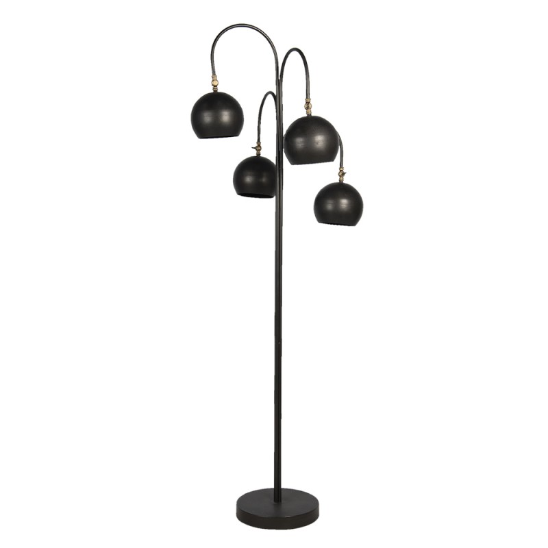 5LMP634 Floor Lamp Ø 50x175 cm Black Iron Rectangle Standing Lamp